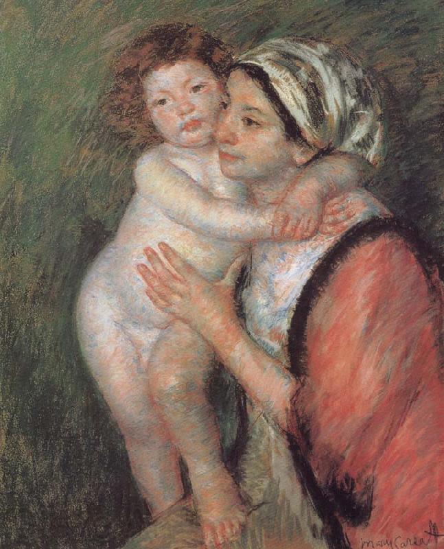 Mary Cassatt Mother and son Spain oil painting art
